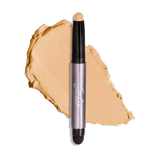 Julep Eyeshadow 101 Cream-to-Powder Waterproof Shadow Stick – Vanilla Matte – Long-Lasting, Crease-Proof, Light-Beige Matte Cream Eyeshadow with Built-in Smudger-Velvo Beauty
