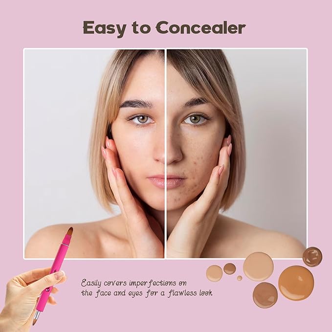 Lip Applicator Brush - 3 Pack Exquisite Professional Dustproof Retractable Lip Brush - Makeup Lipstick Lip Gloss Applicators (Pink Red Gold)-Velvo Beauty
