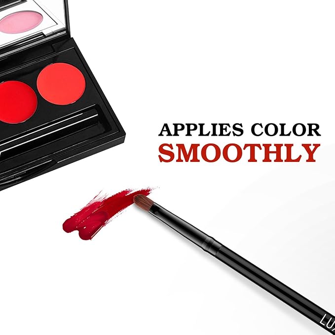 Luxspire Lip Brush Concealer Brushes 2 Pieces, Lipstick Gloss Brushes Applicators Eyeshadow Lip Liner Makeup Brush Cosmetics Make Up Tools, Small Make Up Brushes-Velvo Beauty