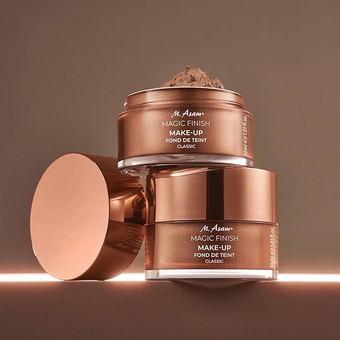 M. Asam Magic Finish Make-Up Mousse (1.01 Fl Oz) – 4in1 Primer, Foundation, Concealer & Powder With Buildable Coverage, Hides Redness And Dark Spots, Vegan, For Light To Medium Skin Tones-Velvo Beauty