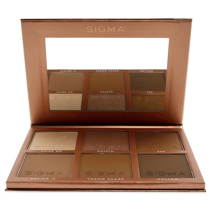 SIGMA Beauty Sculpt Highlight Plus Contour Palette Makeup Women 0.98 oz-Velvo Beauty