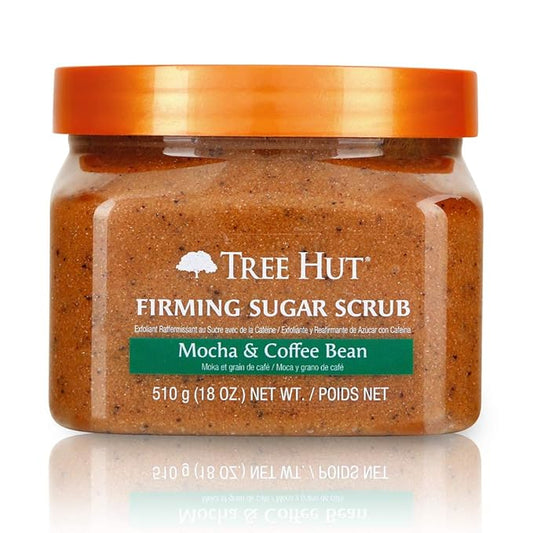 Tree Hut Ultra Hydrating and Exfoliating Sugar Scrub Mocha & Coffee Bean for Nourishing Essential Body Care, 18 Ounce-Velvo Beauty