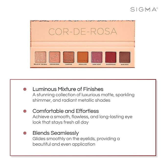 Sigma Beauty Cor-de-Rosa Mini Eyeshadow Palette-Velvo Beauty