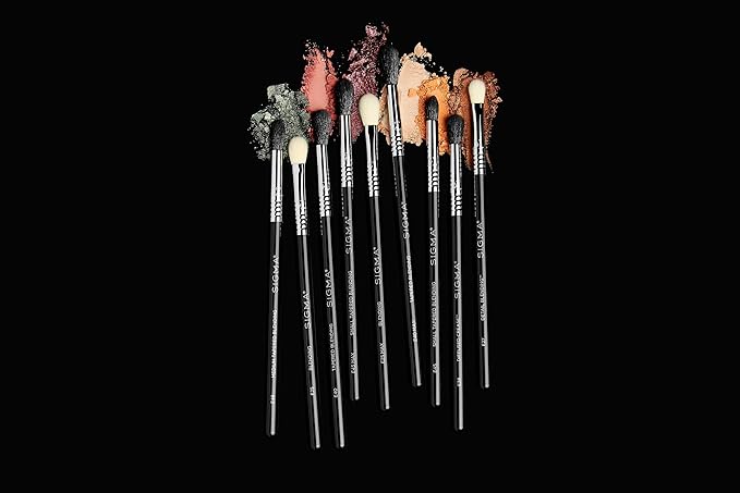 Sigma Beauty E38 Diffused Crease Brush - Blending Brush For Corner Eyelids - Eyeshadow Application and Fluffy Blending Brush - Apply Pigment and Blend Harsh Lines-Velvo Beauty