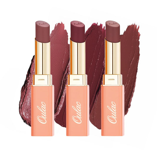 Oulac Sensual Glow Color Rich Satin Lipstick Set 1-Velvo Beauty