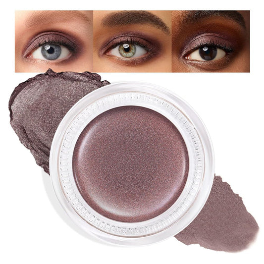 Cream Glitter Taupe Shimmer Metallic Eyeshadow Palette Makeup, Natural Single Mini Instant Holographic Eyeshadow For Women, Sombras Crema Para Ojos, Talc, Paraben & Cruelty Free, R04-Velvo Beauty
