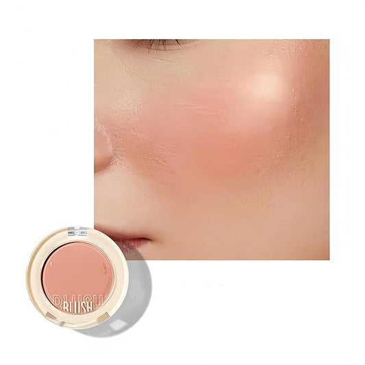 Shiny Blush 12 Color Cream High-Pigmented Buildable Face Blush Long-Lasting Natural Look Face Blush for Cheeks (Color 07)-Velvo Beauty