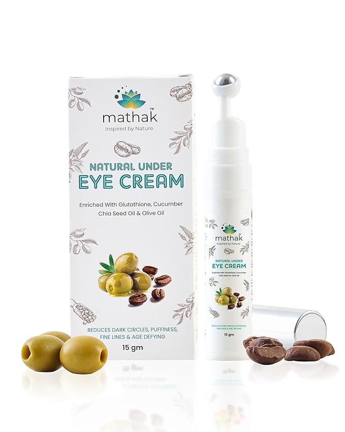 Natural Under Eye Cream, Anti-Aging Under Eye Cream For Women | 15 gm, pack of 1-Velvo Beauty