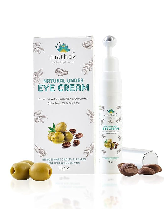 Natural Under Eye Cream, Anti-Aging Under Eye Cream For Women | 15 gm, pack of 1-Velvo Beauty