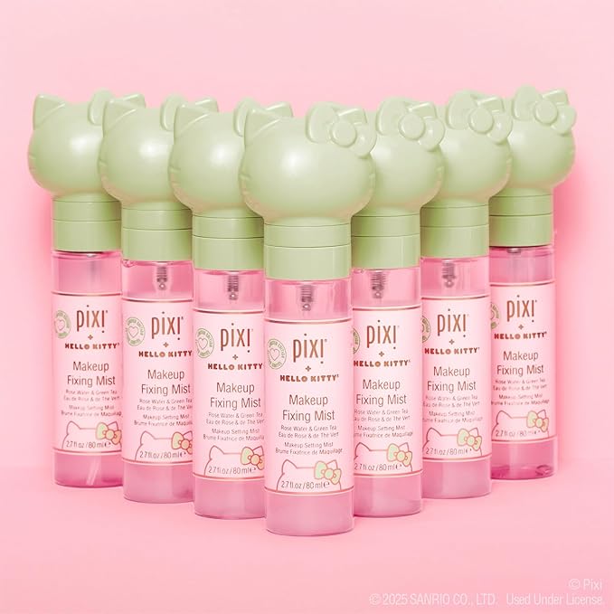 Pixi + Hello Kitty Makeup Fixing Mist |Lightweight Setting Spray | 80 ml / 2.7 fl oz-Velvo Beauty