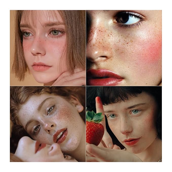 Freckle Pen 3 Colors Waterproof Long Lasting Quick Dry Small Spot Natural Like Face Freckle Makeup Pen, Dark Brown, Light Brown and Grey, Upgrade Design-Velvo Beauty