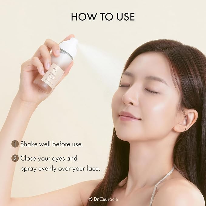 Dr.Ceuracle Vegan Kombucha Tea Mist - Hydrating Face Mist, Portable Milky Spray Serum, Korean Skincare (80 ml / 2.70 fl. oz.)-Velvo Beauty