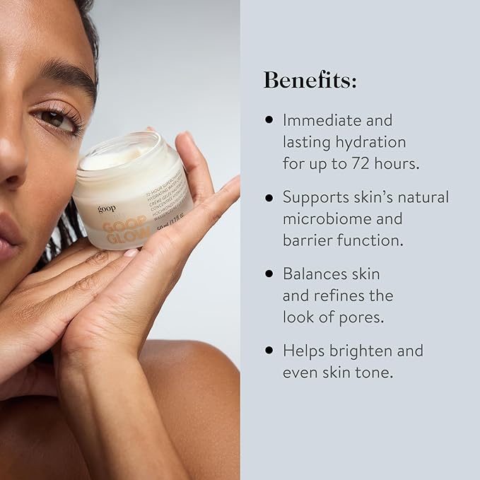 goop Beauty 72-Hour Hydrating Water Cream | Matte Moisturizer for All Skin Types | Niacinamide & Fermented Astragalus Root | Hydrating Face Lotion to Plump, Firm & Reduce the Look of Pores | 1.7 fl oz-Velvo Beauty