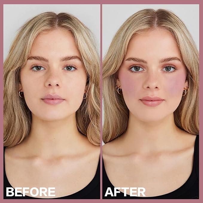 2Pcs Cream Blush Makeup Stick,Monochromatic Multi-Stick Face Blush for Cheek,Lip and Eye,Matte and Dewy Finish for Long Wearing,Easy Application.SERENITY-Velvo Beauty