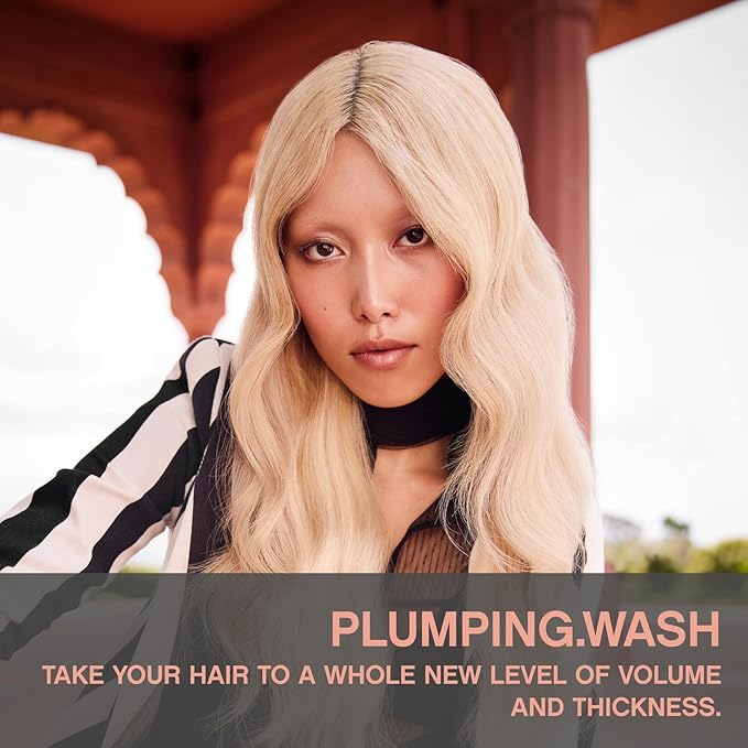 KEVIN.MURPHY PLUMPING.WASH - Densifying Shampoo for Thinning Hair - For Fine & Aging Hair - Nourishing Hair Care Shampoo - Thickening Effects - 250 mL / 8.4 fl oz-Velvo Beauty