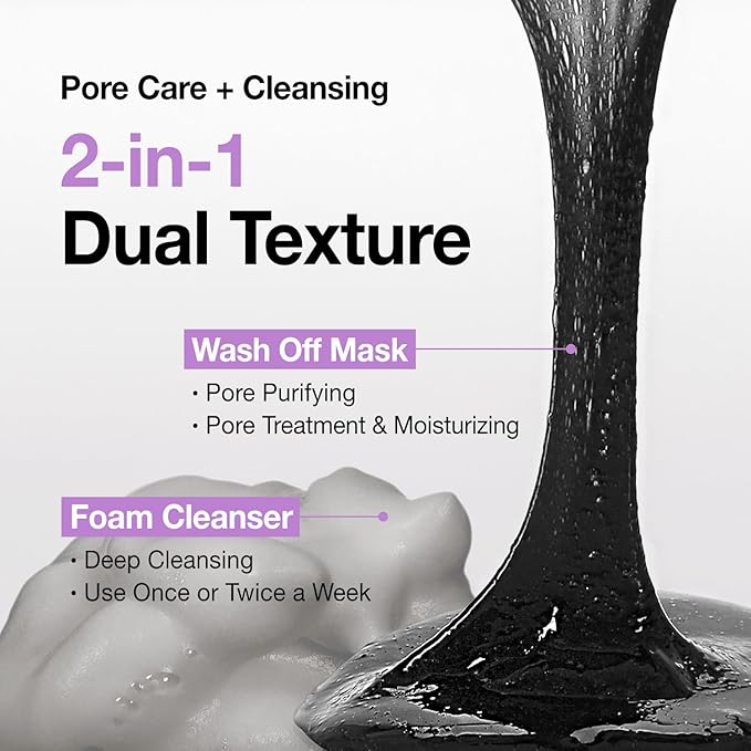 coxir TXA MUCIN ALL-IN-1 PORE MASK –Gelato Texture Wash-Off treatment | Ampoule Mask-to-Foam | Charcoal+ Snail+TXA | Blackhead Remover |Daily Pore Detox for Oily & Sensitive Skin|4.05fl.oz-Velvo Beauty