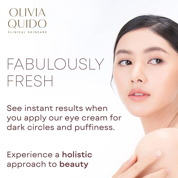 OLIVIA QUIDO Clinical Skin Care Wrinkle Blur (0.46 oz) | Eye Cream For Dark Circles and Puffiness | Anti-Aging Under Eye Cream | Hydrating, Brightening, and Dark Circles Under Eye Treatment for Women-Velvo Beauty