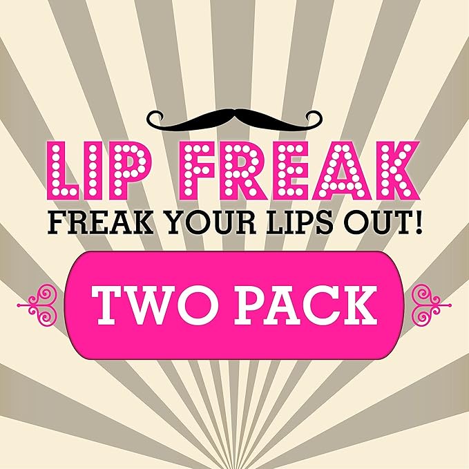 Doctor Lip Bang's BUZZING Lip Balm | Lip Freak | 100% All Natural | Cruelty Free | Sweet Villain | 2 Pack-Velvo Beauty