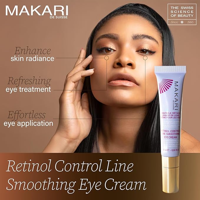 MAKARI Retinol Eye Cream - Collagen Boosting Formula for Fine Lines & Wrinkles | Rice Water, Soybean Seed Oil, Vitamin E | Reduce Puffiness, Firm Skin-Velvo Beauty