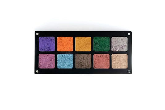 Chromatic Eyeshadow Palette | 10 Vibrant Shades for Unlimited Creativity. (Chromatic 4)-Velvo Beauty