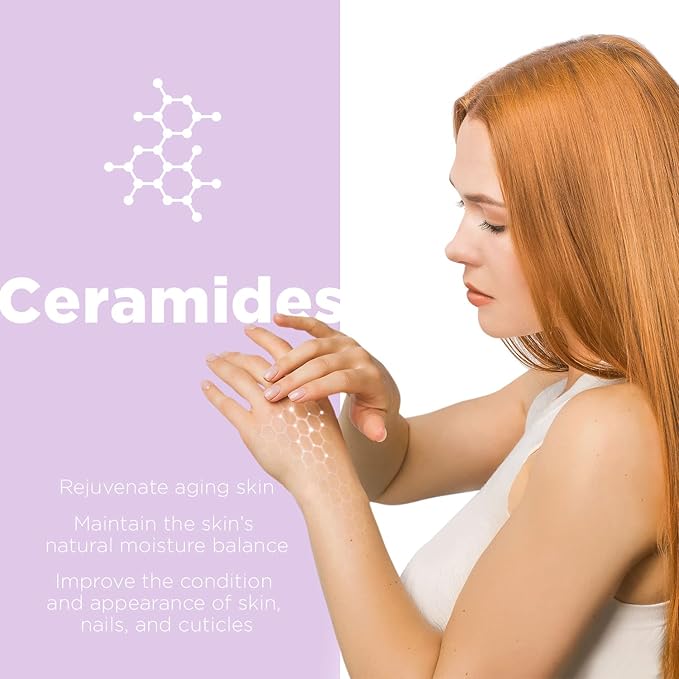 Moisturizing Hand Cream for Dry, Cracked Hands, Nails and Cuticles - 8.5 fl. oz. - Anti-Aging Skin Moisturizer with Vitamin E, Shea Butter, and Ceramides-Velvo Beauty