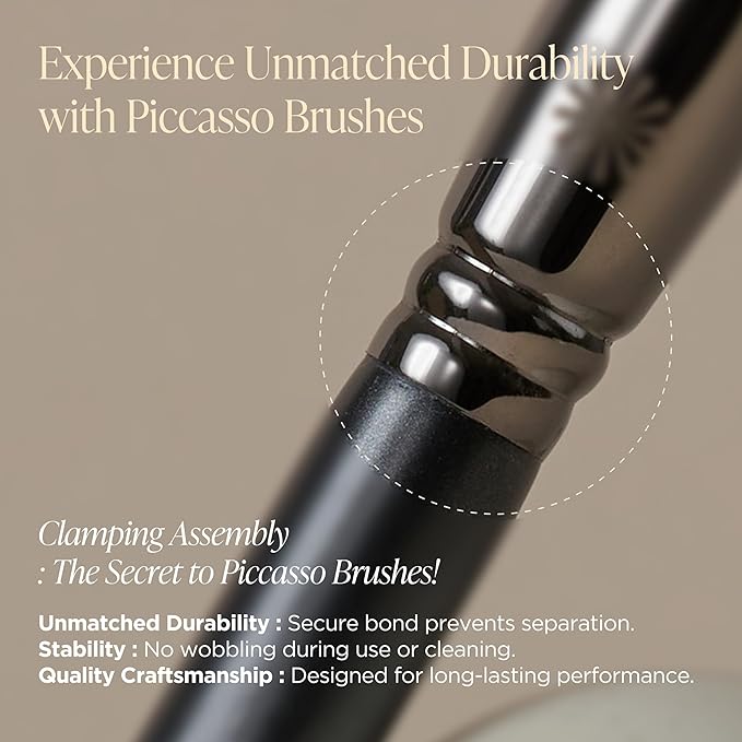 Piccasso 501 Lip Brush – Professional Lip Brush for Precise Lip Gloss & Lip Stain Application, Smooth Color Payoff & Defined Lip Lines, Synthetic Makeup Brush for Clean, Flawless Finish-Velvo Beauty
