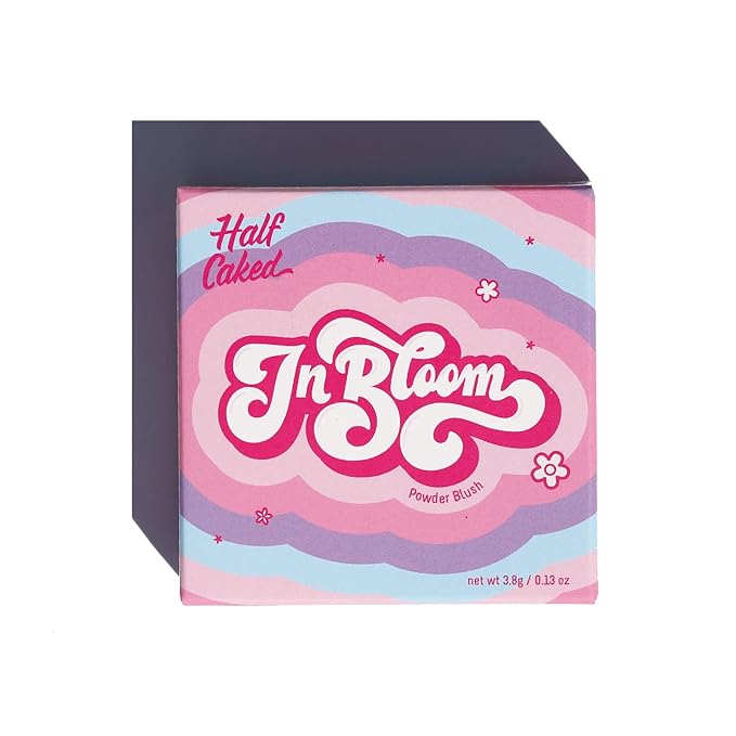Half Caked In Bloom Powder Blush | vegan & cruelty-free, fragrance-free, highly pigmented, primer-infused | 3.8g (Day 'N' Nite)-Velvo Beauty