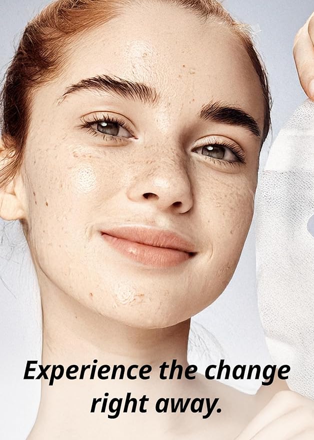 SNP Skin Return Lifting Essence Sheet Mask | Hydrating and Firming for All Skin Types | Vegan Sheet Masks | Peptide and Lactobacillus | Korean Face Masks Skincare | Facial Mask | 10 Sheets-Velvo Beauty