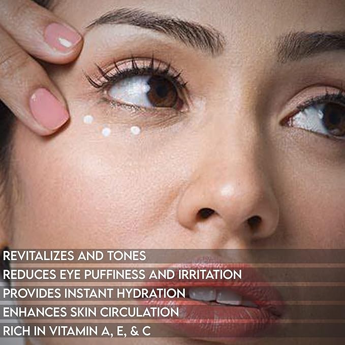 Shir-Organic Pure Cucumber Eye Cream For Dark Circles Eye Puffiness Wrinkles Instant Hydration Anti Aging Eye Cream for All Skin Type (15 ML)-Velvo Beauty