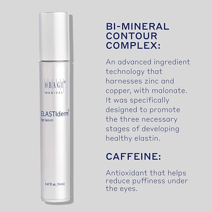 Obagi ELASTIderm Eye Serum – De-Puffing Serum with Caffeine and Bi-Mineral Contour Complex that Refreshes the Appearance of Skin Around the Eyes – Two Pack, 2 * 0.47 oz-Velvo Beauty
