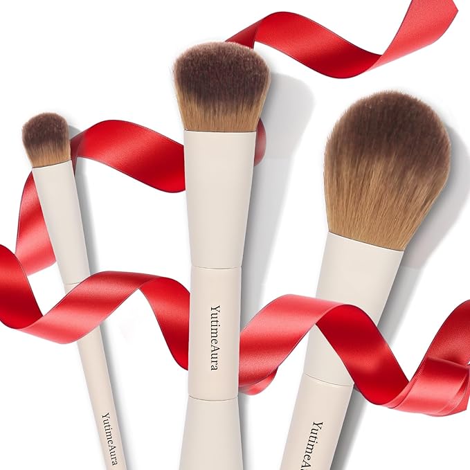 Makeup Brush Set 10pc, Dual-Ended Makeup Brushes For Bronzer, Contour, Eyeshadow, Blush, Concealer & Foundation Application-Velvo Beauty
