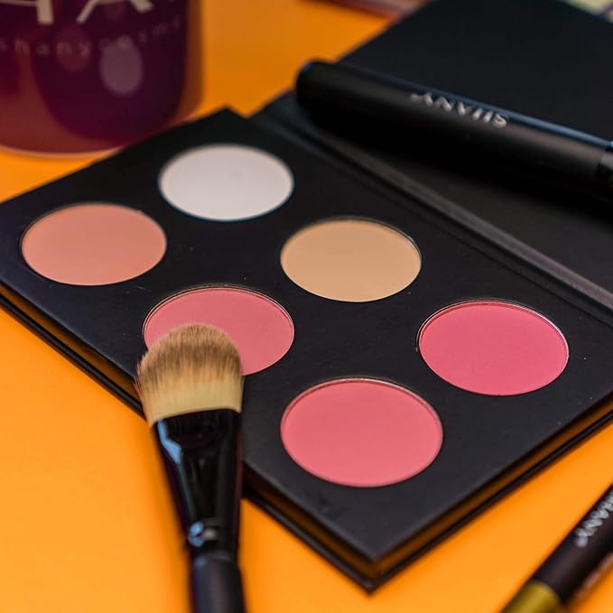 SHANY Cosmetics Shimmer & Matte Blush/Highlighter Face Palette - Layer 4 - Refill For The 6 Layer Mini Masterpiece Collection Makeup Set, Highlighter-Velvo Beauty