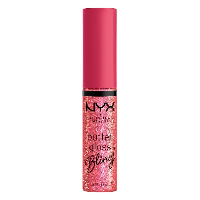 NYX PROFESSIONAL MAKEUP Butter Gloss Bling Lip Gloss, Non Sticky and Shiny Vegan Lip Makeup - She Got Money-Velvo Beauty