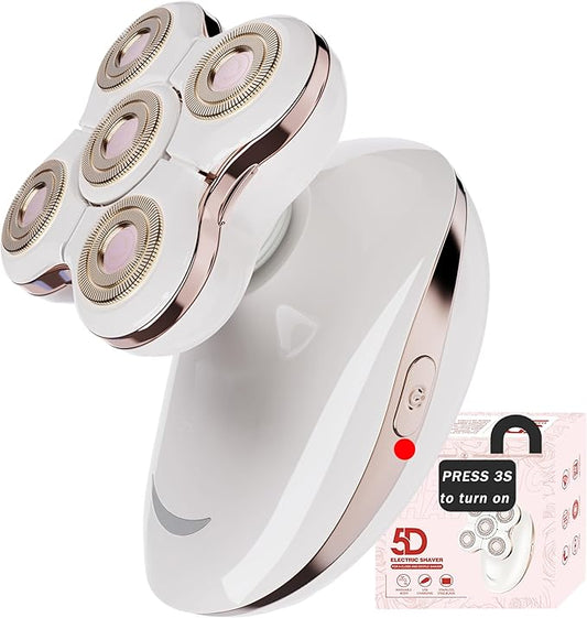 Electric Razors, Best Shaver, Rechargeable Trimmer with Detachable Head for Women's Legs, Bikini, Face, Lips Hairs, Cordless Wet Dry Facial Hair Removal for Women-Velvo Beauty