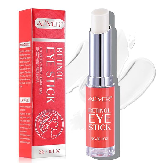 Retinol Eye Stick, Under Eye Cream Anti Aging Eye Brightener Stick, Retinol Brightening Eye Cream Retinol Eye Cream for Dark Circles and Puffiness, Wrinkles Hydrating Remove Eye Bags-Velvo Beauty