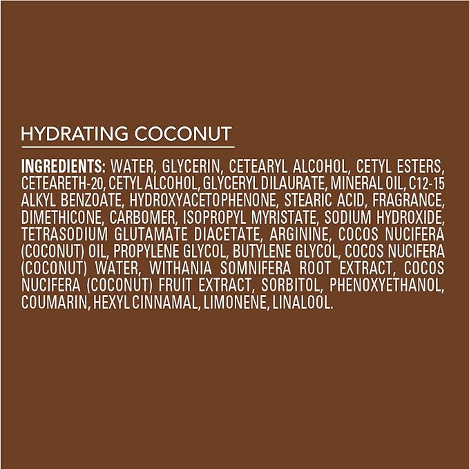 Jergens Hydrating Coconut Body Lotion, Hand and Body Moisturizer, Infused with Coconut Oil, Hydrates Dry Skin Instantly, Dermatologist Tested, 16.8 oz-Velvo Beauty