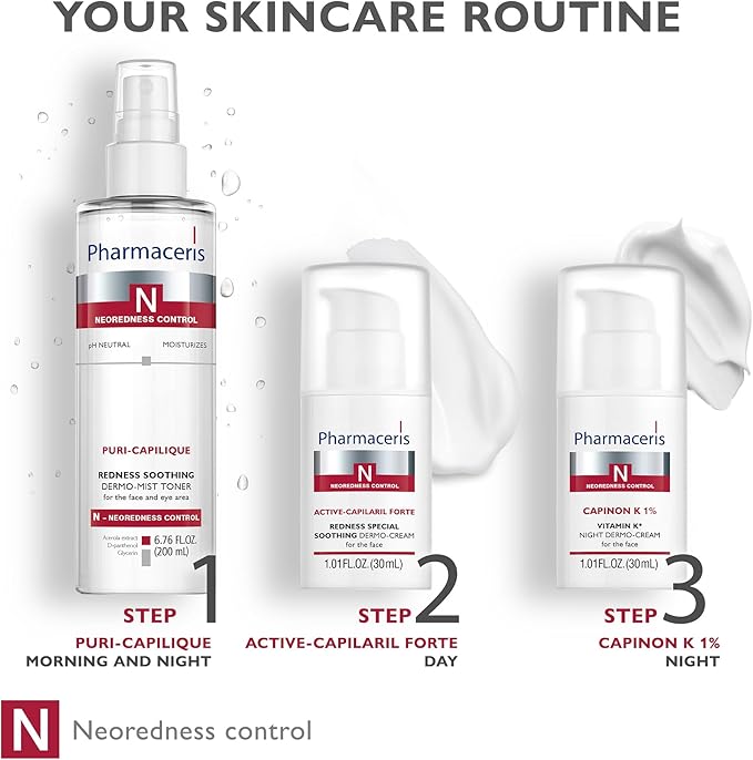 Redness Soothing Mist Toner, Facial Toner, Face Mist, Helps Soothe Redness, Hydrate, Even Skin Tone, for Sensitive & Red Skin, Alcohol-Free, pH Balanced Face Toner, Puri-CAPILIQUE-Velvo Beauty