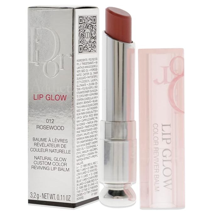 Christian Dior Dior Addict Lip Glow - 012 Rosewood Lip Balm Women 0.11 oz-Velvo Beauty