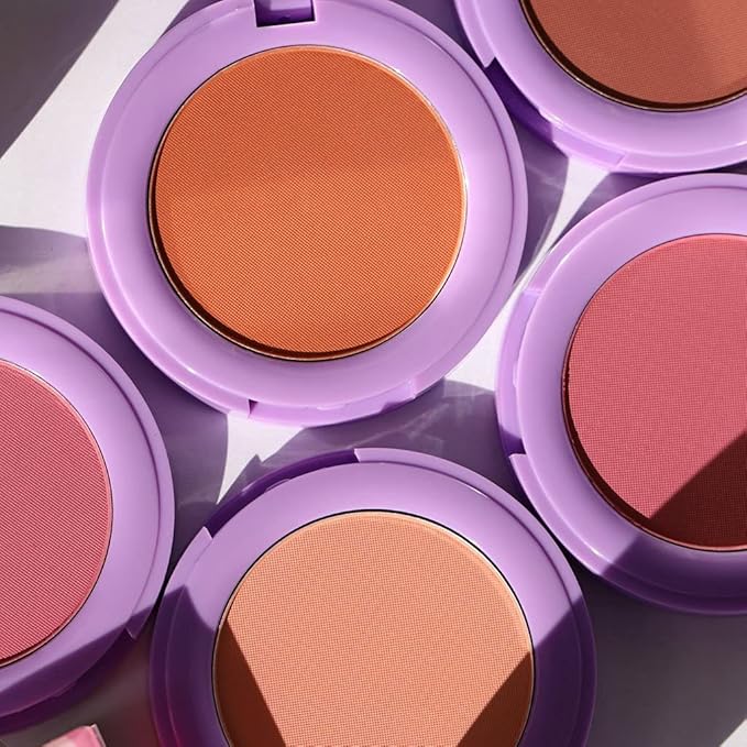 Half Caked In Bloom Powder Blush | vegan & cruelty-free, fragrance-free, highly pigmented, primer-infused | 3.8g (Liv On Sunday)-Velvo Beauty