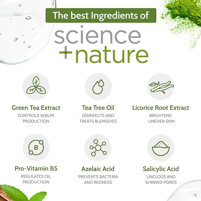 Exposed Skin Care Expanded Acne Treatment Kit - Includes Salicylic Acid Face Wash, Clearing Tonic, Treatment Serum with Benzoyl Peroxide, Clear Pore Serum, Moisture Complex - Made for All Skin Types-Velvo Beauty