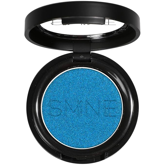 IS'MINE Single Blue Shimmer Eyeshadow Powder Palette High Pigment, Longwear, Intense Color Best Blue Eyeshadow-Velvo Beauty