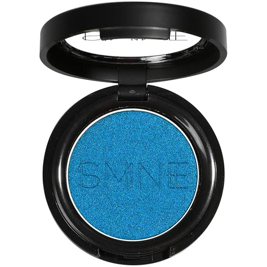 IS'MINE Single Blue Shimmer Eyeshadow Powder Palette High Pigment, Longwear, Intense Color Best Blue Eyeshadow-Velvo Beauty