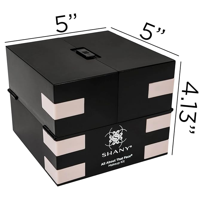 SHANY All About That Face Makeup Kit - All in one Beginner Makeup Set - Eye Shadows, Lip Colors, Face Makeup, Cosmetics applicators & More.-Velvo Beauty