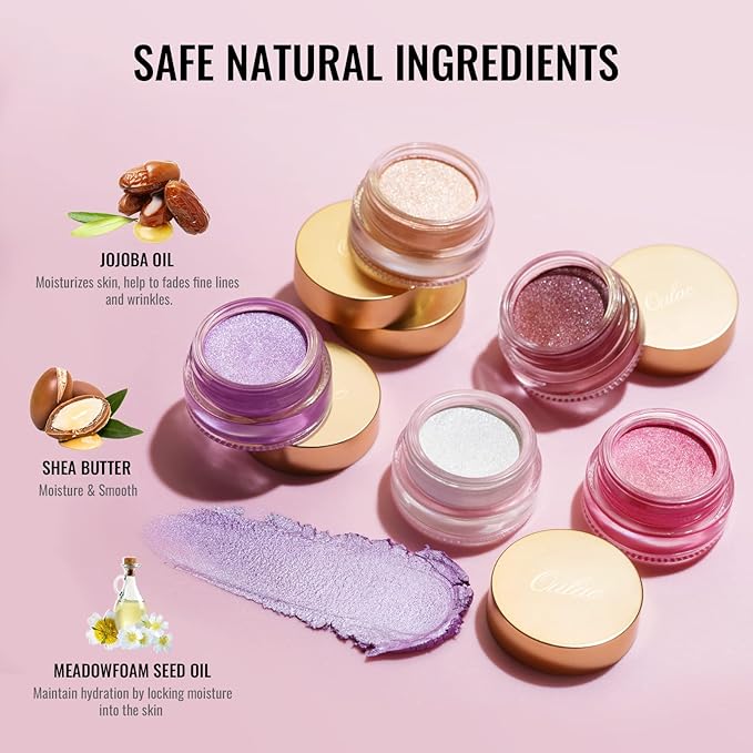 Oulac Matte Eyeshadow - Black Matte Finish Blendable Smokey Eye, Waterproof & Longwear Up to 12H Intense Color for Halloween Makeup, Goth Makeup-Velvo Beauty