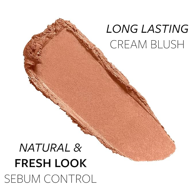 Pastel Cream Blush 45 | Red | Fresh | Healthy & Natural Look | Ligh Weighted Formula | Sebum Control Richly Pigmented | Easily Blendable | Long Lasting | Semi Matte | 0.18 oz.-Velvo Beauty