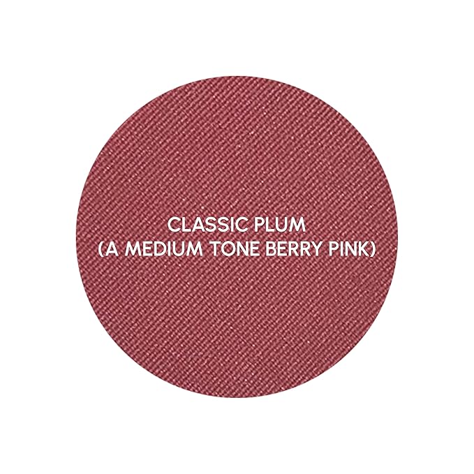 PRIMROSE POWDER BLUSH, Pressed Blush Face Makeup, Buildable Formula, Smooth Finish, Paraben Free, Made in the USA 0.11 oz. (Classic Plum)-Velvo Beauty