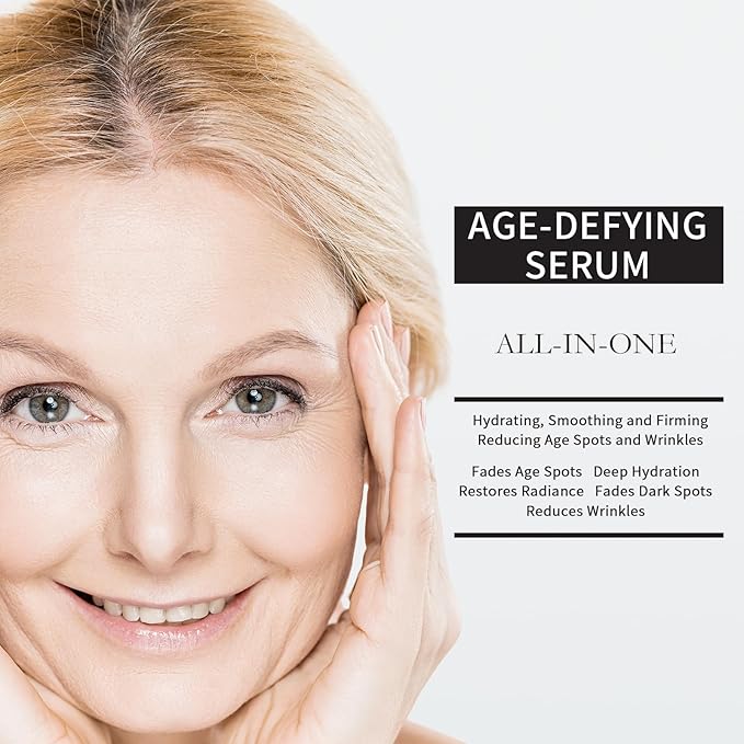 Vitamin C Retinol Serum for Face, Brightening & Anti-Aging with Hyaluronic Acid, Vitamin E, Peptides, Collagen - Hydrates, Firms, Lifts, Smooths, Targets Age Spots, Wrinkles, 1.7 Fl Oz-Velvo Beauty