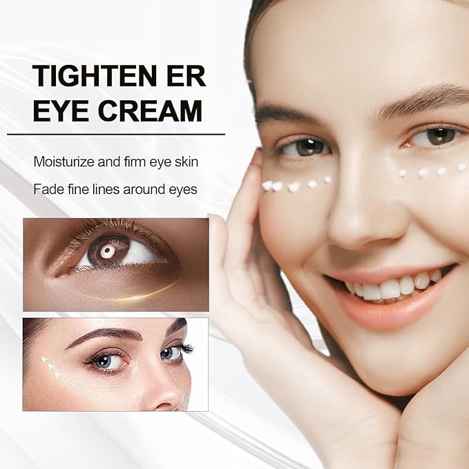 Instant Firm Eye Cream, Temporary Eye Tightener,Instant Firm Eye Tightening Cream for Firm Under Eye Firming, Reduce Fine Lines,2pcs-Velvo Beauty