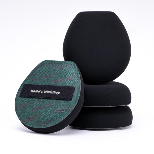 Momo's Workshop Makeup Sponge, Large Makeup Blending Puff for Liquid & Cream Foundation, Concealer Foundation Puff Quick Apply Cosmetics 1pcs Green-Velvo Beauty