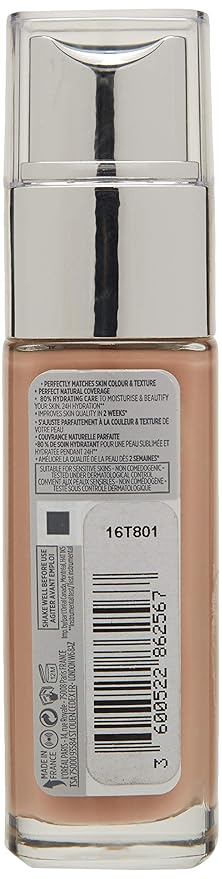 L'Oreal Paris New True Match Foundation 30ml - 5D/5W Golden Sand-Velvo Beauty